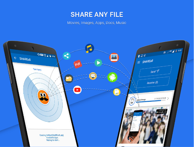 Shareall for PC: File transfer service