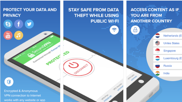 SecureVPN Free Online Privacy For PC